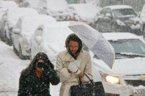 Сильный снегопад в Башкирии 4 марта